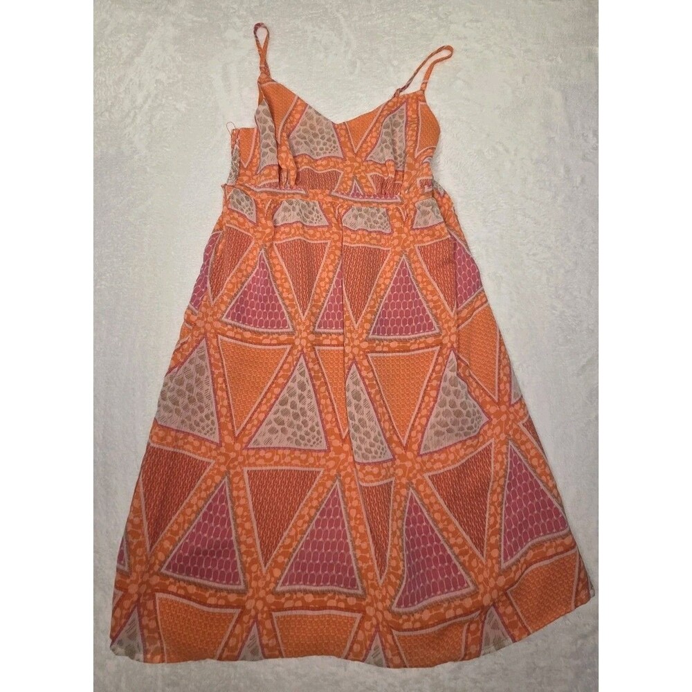 Old Navy Sundress Size Medium Pink Orange Spring
